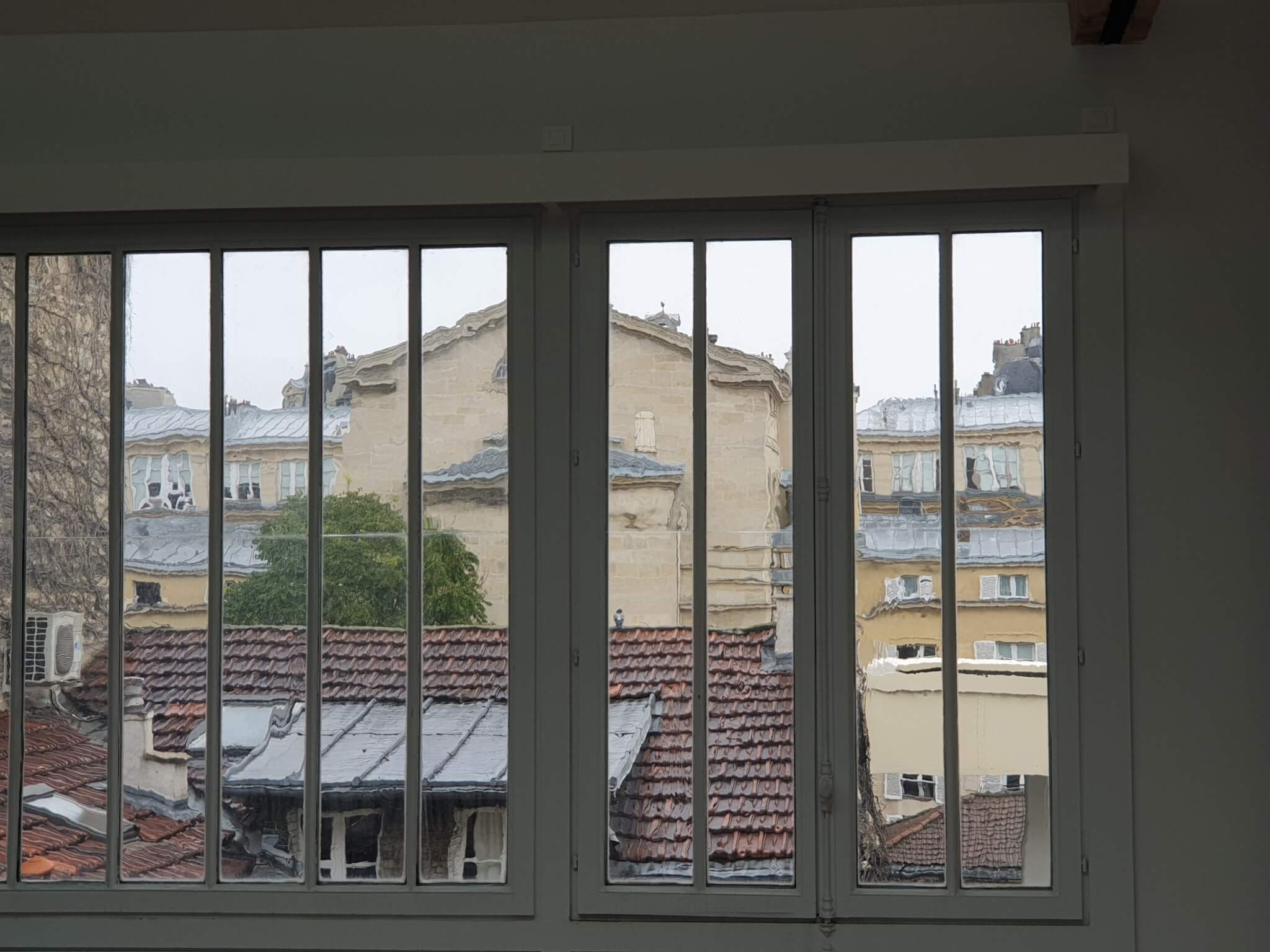 Réalisation d'une pose de fenêtre / vitrage par Aux Stores Sartrouvillois